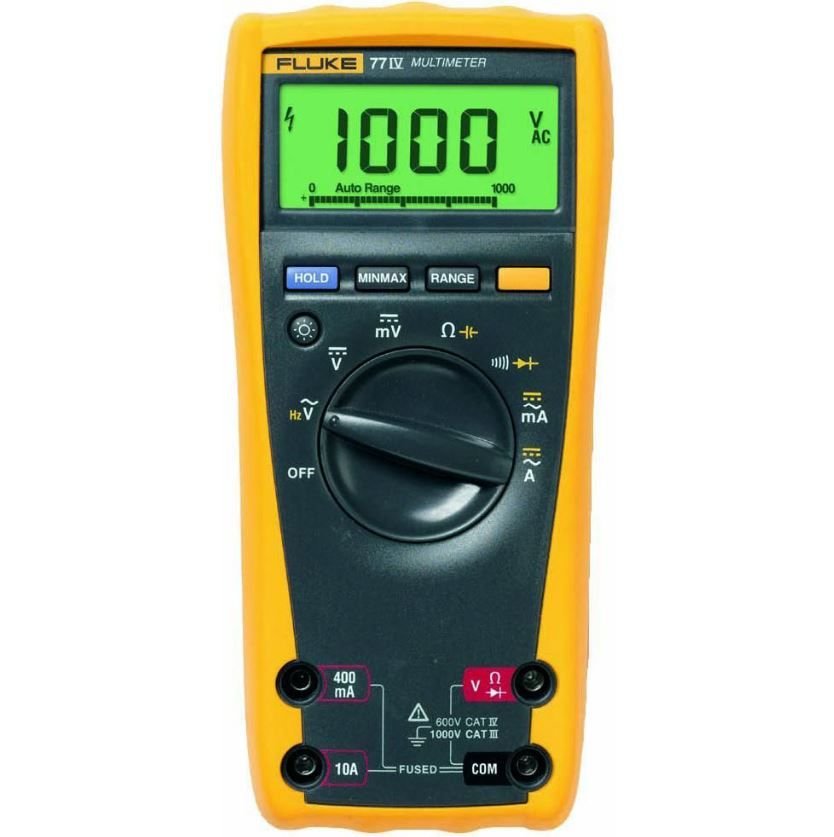 Fluke 77-4/Eur 3200 Count Dijital Multimetre Ac/Dc 1000v 10a