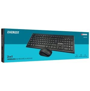 Everest KM-9675 Kablosuz Standart Q Klavye Mouse Set 2,4 G