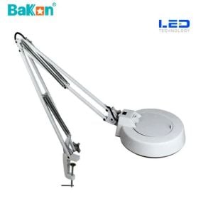 Bakon BK500C-15X 15w Led Akrobat Büyüteç 127 mm 15 Diopter Mercek ( Loop )