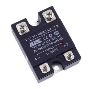 Ssr SL-40 40 Amper Zenli Solid State Röle 3 ~ 32v Dc Giriş / 90-480v Ac Çıkış