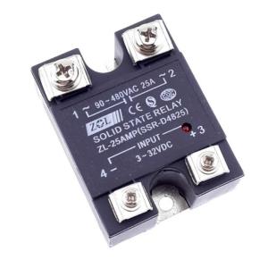 Ssr SL-25 25 Amper Zenli Solid State Röle 3 ~ 32v Dc Giriş / 90-480v Ac Çıkış