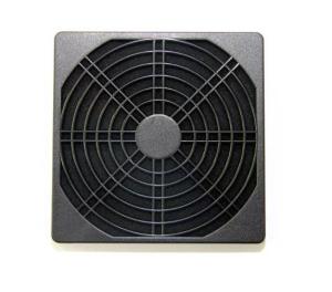 Fan Filtresi Plastik Süngerli 120X120mm Siyah