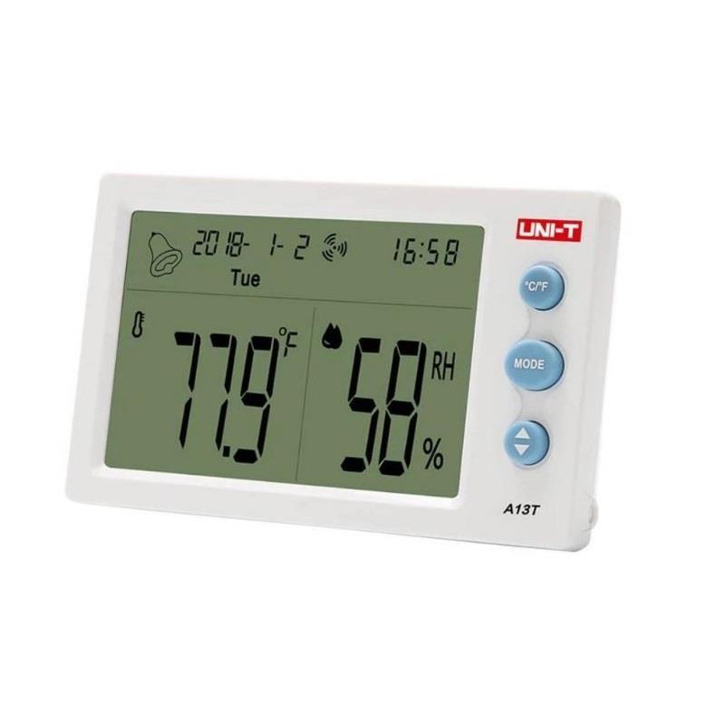 Unı-t A13T Saat Alarm Termometre Isı Nem Ölçer -10/+50° (KABLOSUZ)