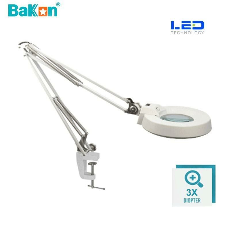 Bakon BK500C-3X 15w Led Akrobat Büyüteç 127 mm 3 Diopter Mercek ( Loop )