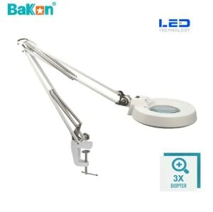 Bakon BK500C-3X 15w Led Akrobat Büyüteç 127 mm 3 Diopter Mercek ( Loop )