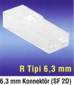 KABLO TERMİNAL KONNEKTOR ( R tip  6,3 ) HTERM-012