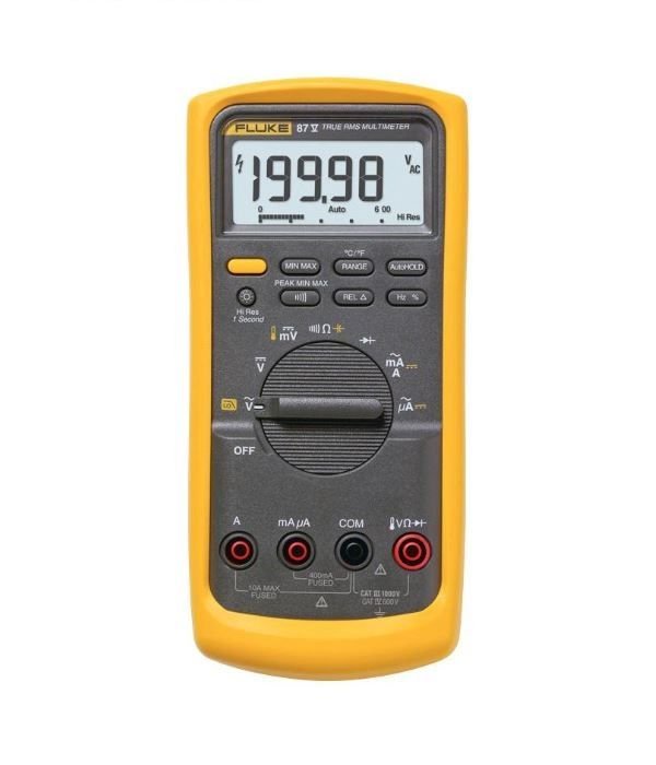 Fluke 87V Eur True Rms Dijital Multimetre Ac/Dc 1000v 10a (6000-20000 Count)