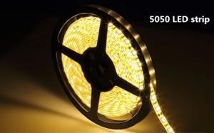 LED ŞERİT SİLİKONLU  ''24V''  5050/60 GÜNIŞIĞI 24V [ 5 MT MAKARA FİYATIDIR]