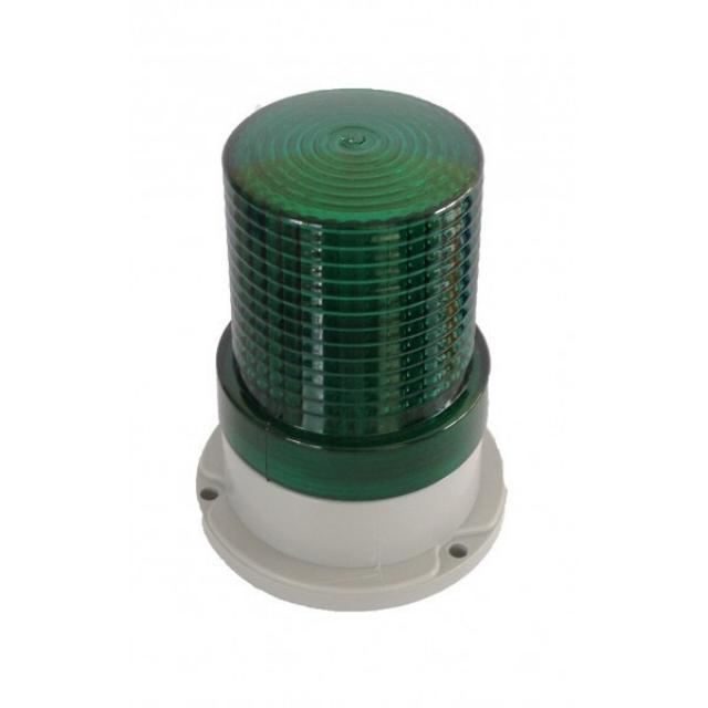 İLX İL-XLS-VT6-24Y  60mm  24V DC SABİT IŞIKLI TABANA MONTE YEŞİL LEDLİ