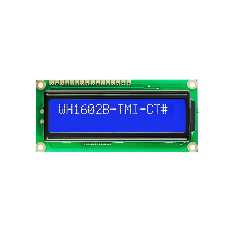 MSH1602B-PFH-JT   2X16 MAVİ LCD EKRAN sol üstten bağlantılı
