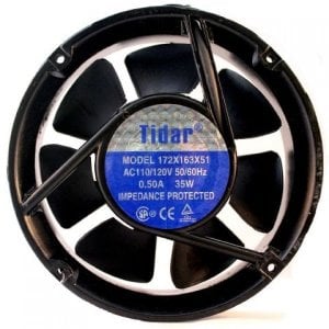 Fan 24V Plastik Kanat 172x163x51 Yuvarlak Tidar