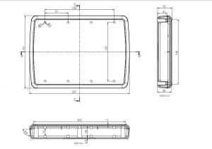 AK-HH-2070 221,7x161,5x32  Tablet Kutusu 7 INC LCD İçin