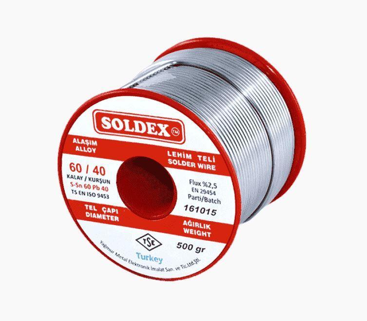 Soldex Lehim Teli 500gr 3mm 60/40