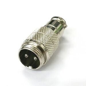 Mini Mike Konnektör 2 Pin Erkek Ara Kablo Tip GX12-2P 12mm