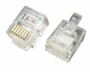 Plug 6P6C 6 Pin Telefon Konnektörü RJ12 (1 Adet)