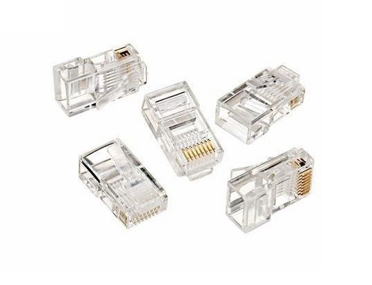 Plug 8P8C RJ45 Cat5 Plastik Konnektör (1 Adet)