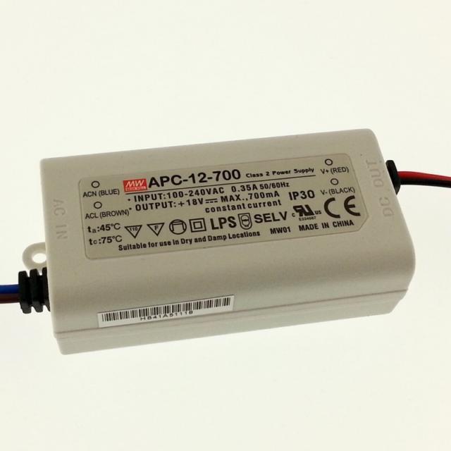 Meanwell Apc-12-700  9 ~ 18v 700 Ma Sabit Akım Led Driver İp42