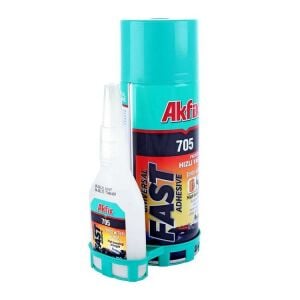 Akfix 705 Kit Hızlı Yapıştırıcı 200ML + 50GR GA060