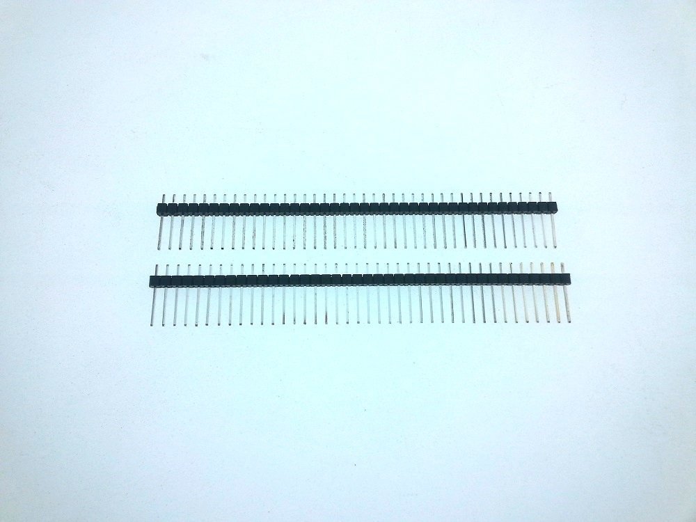 Pin Header Erkek 40 lı 180° 1 Sıra Konnektör  207-1x40s-15 (( Bacak Boyu 15mm ))