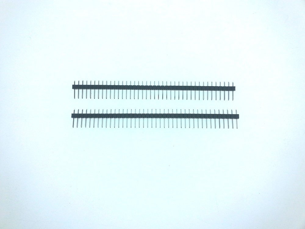 Pin Header Erkek 40 lı 180° 1 Sıra Konnektör 207-1x40sg1 (( Bacak Boyu 12mm ))