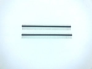 Pin Header Erkek 40 lı 180° 1 Sıra Konnektör 207-1x40sg1 (( Bacak Boyu 12mm ))