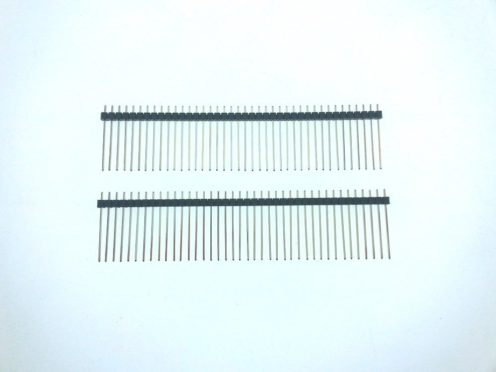 Pin Header Erkek 40 lı 180° 1 Sıra Konnektör  207-1x40s-23  (( Bacak Boyu 23mm ))