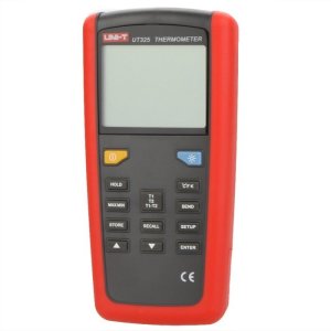 UNI-T UT 325 Çift Girişli Profesyonel Termometre USB Datalogger UT325