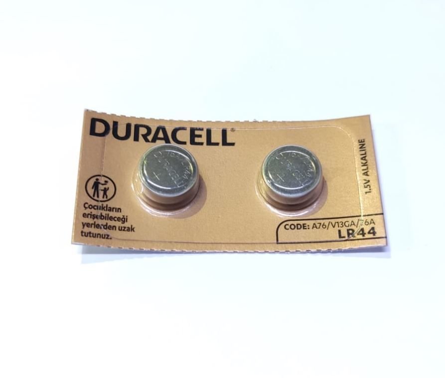 Duracell Alkaline Pil LR44 1,5V ( 2 Adet Pil Fiyatıdır )