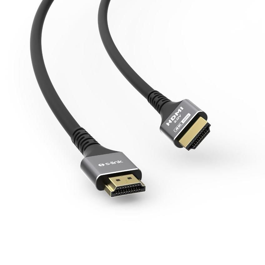 S-link SLX-HD4K03 19+1 HDMI to HDMI 3 Metre Metal 4096X2160 v2.0 4K 60Hz Kablo