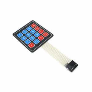 4x4 Membran Matrix Tuş Takımı Keypad 16 Buton