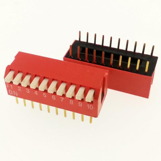 10 Pin Piano Tip Dip Switch