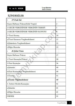 Vergi Hukuku 18-19 Okan Üniversitesi Bahar 4-5