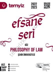 Şehir Üniversitesi Philosophy of Law 2022-2023 Güz Dönemi Efsane Seri