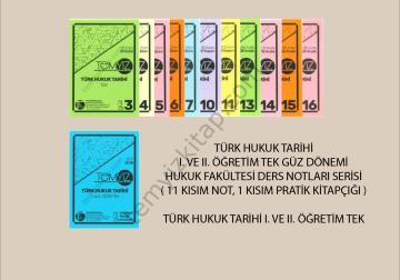 TÜRK HUKUK TARİHİ - TEK GÜZ DÖNEMİ NOT SETİ