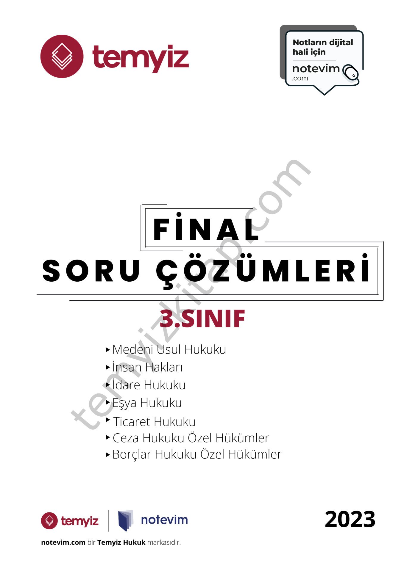 3.Sınıf Soru Çözümleri 2022-2023 Bahar Dönemi