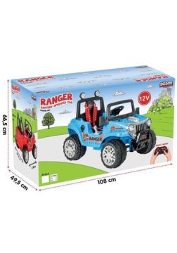 Pilsan Ranger Akülü Jeep 12 Volt Kumandalı - Mavi