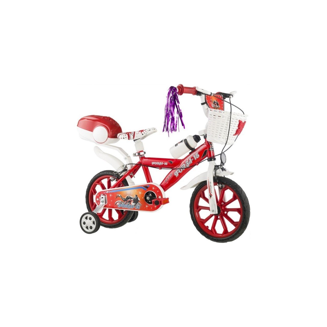 Dilaver Forza 15 Jant 3-7 Yaş Çocuk Bisikleti - Kırmızı