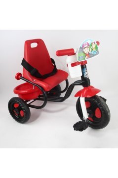 Babyhope 101 Prens Kırmızı-Siyah 3 Tekerlekli Bisiklet