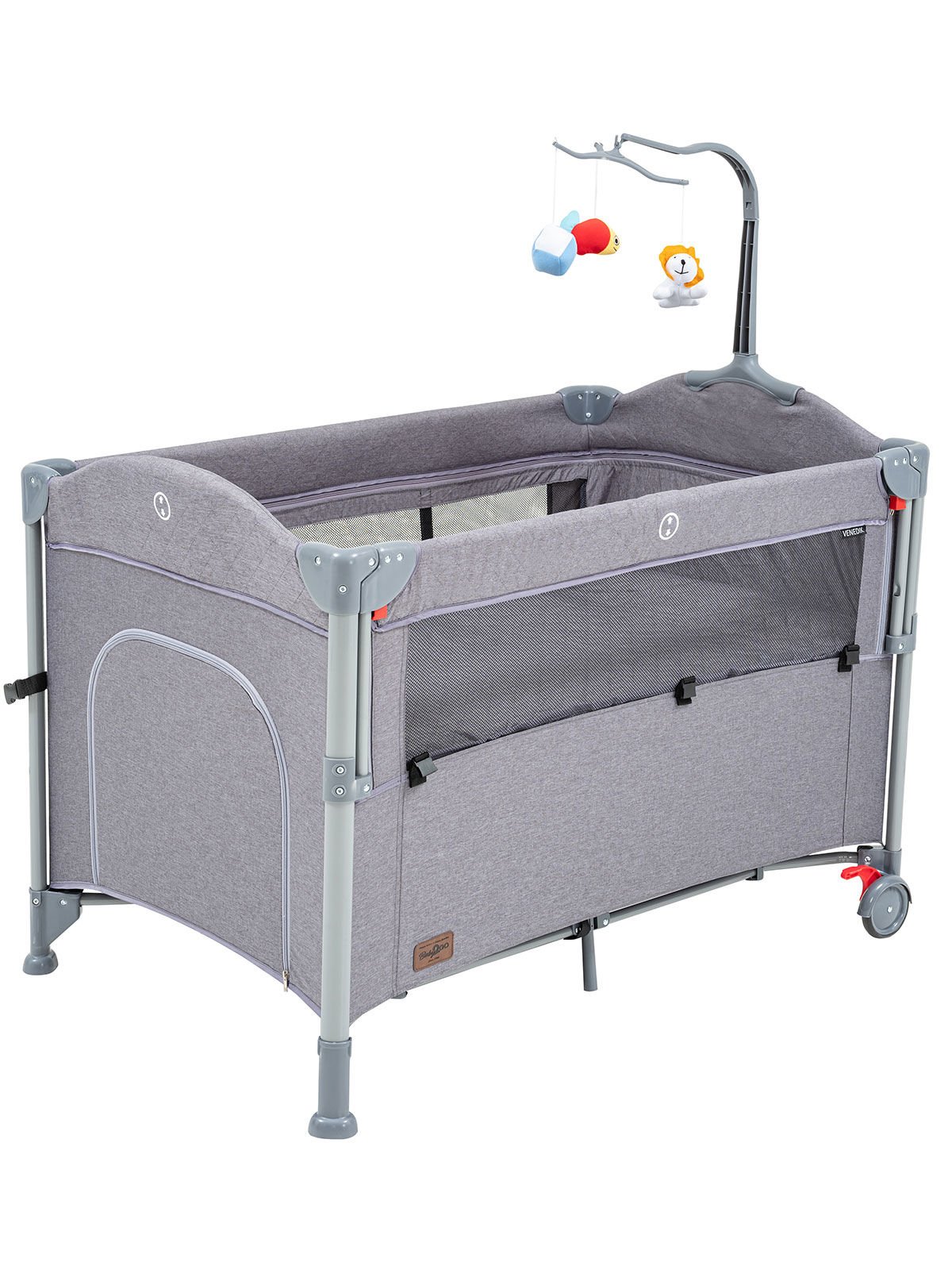 Baby2Go Venedik Anne Yanı Park 70x110 Gri