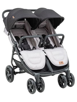 Baby2Go 2325 California Ikiz Bebek Arabası Siyah