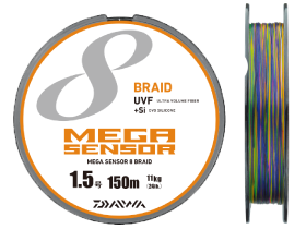 Daiwa UVF Mega Sensör +Si X8 Kat 150 Mt İp Misina