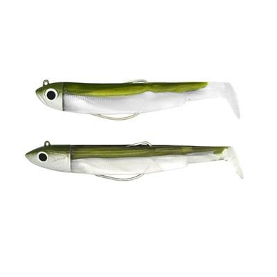 Fiiish BM70/1 BM909 Double Combo Shore-Off Shore 3gr/6gr Kaki Silikon