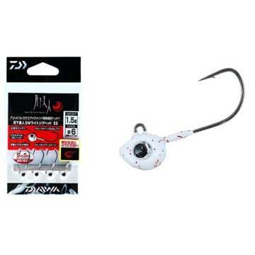 Daiwa Gekkabijin SW Light Jig Head SS Red Glow 2 gr #6