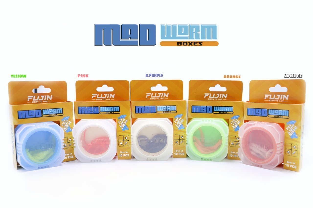 Fujin Mad Worm 9cm LRF Silikonu ve Sızdırmaz Kutusu