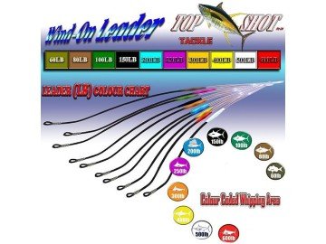 Top Shot Color Coded Wind-On Leader 500 LB