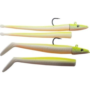 Savage gear Sandeel and Slug 10cm 10g 32-Lemon Back 4+2 Adet Suni Yem