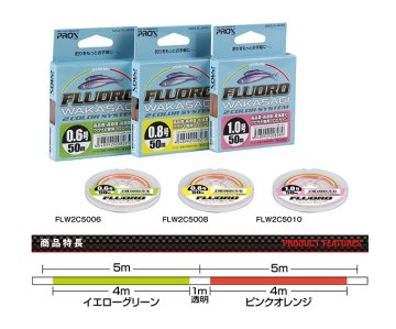 Prox Fluororo Wakasagi Fluorocarbon Misina