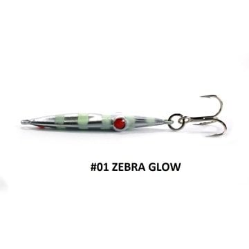 Fujin Baby Squıd Jig LRF Yemi Zebra Glow