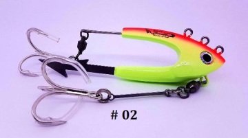 YENİ Bonito Jig Head GLOW Canlı Yem Daldırıcısı 750 Gr