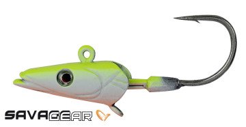 Savage gear Sandeel Jig Head 16g 3/0 - 3pcs Lemon Back Suni Yem